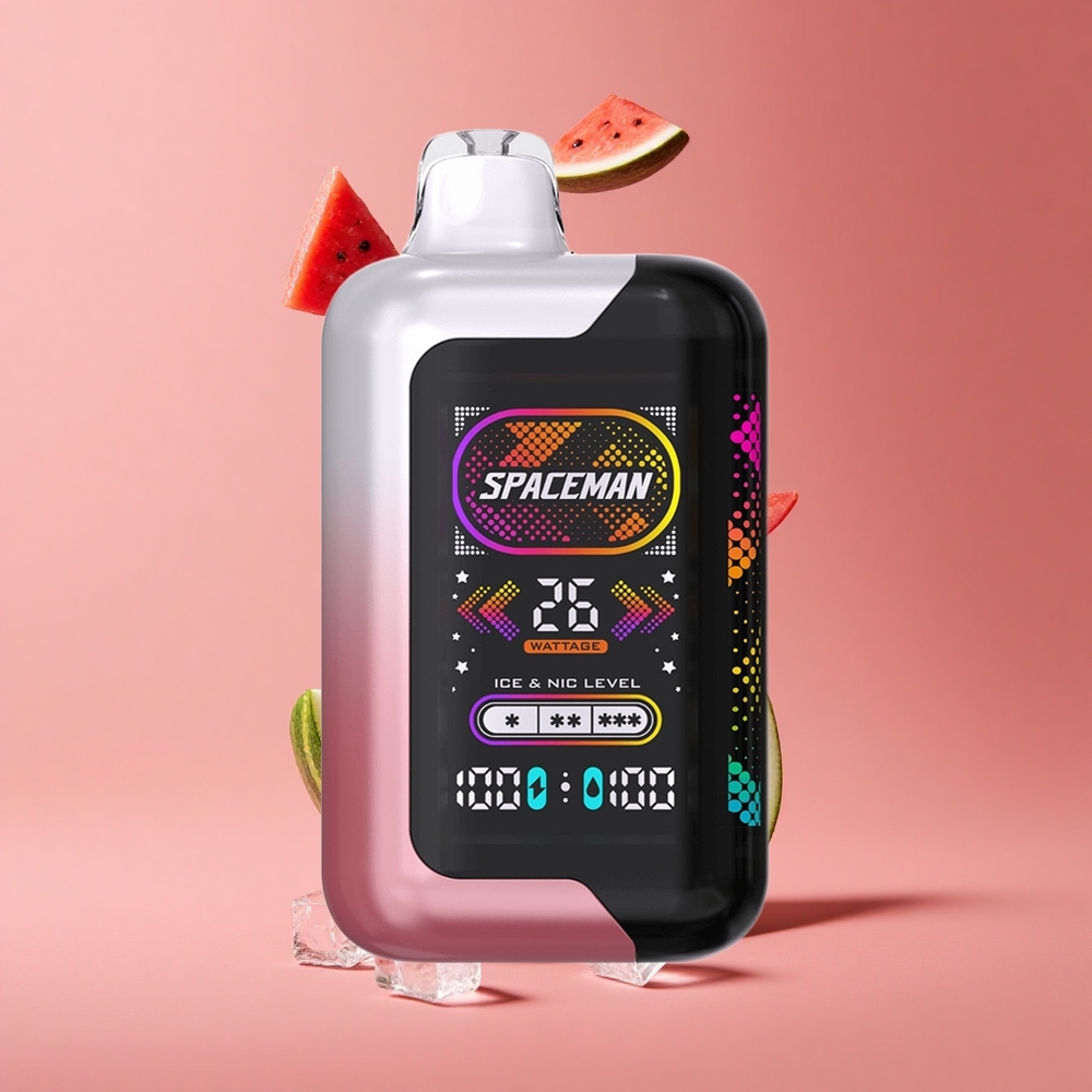 Karpuz Buzlu SMOK SPACEMAN 40000 Puff 20ml e-Sıvı Kapasitesi ve 1000mAh Entegre Pil Kapasitesi
