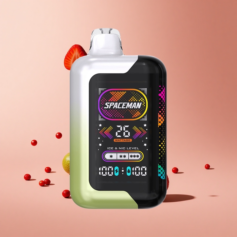 Çilek Kivi SMOK SPACEMAN SP40000 Tek Kullanımlık Vape 40000 Puf 20ml