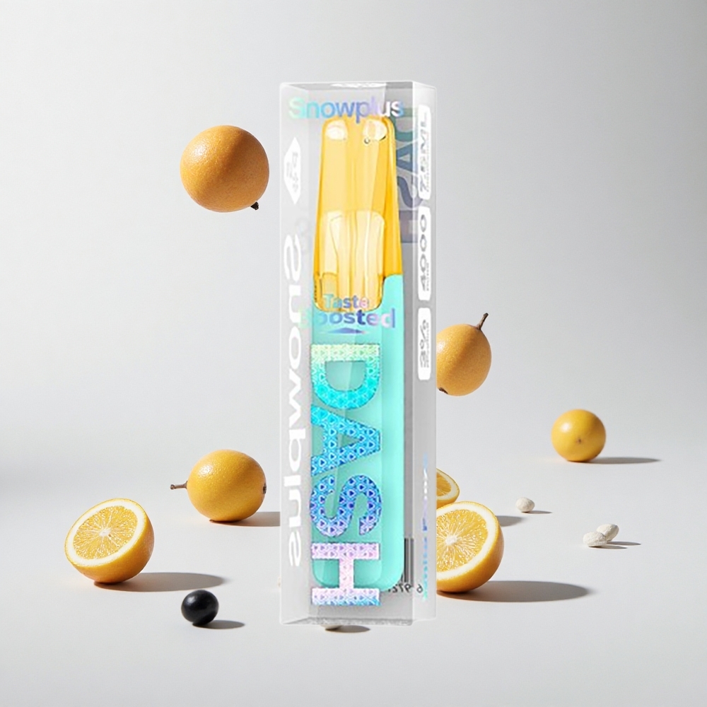 Beyaz Dondurma Snowplus Dash 4000 Puffs 7.5 ml Sıvı Hacmi 530 mAh Pil Kapasitesi Disposable Device