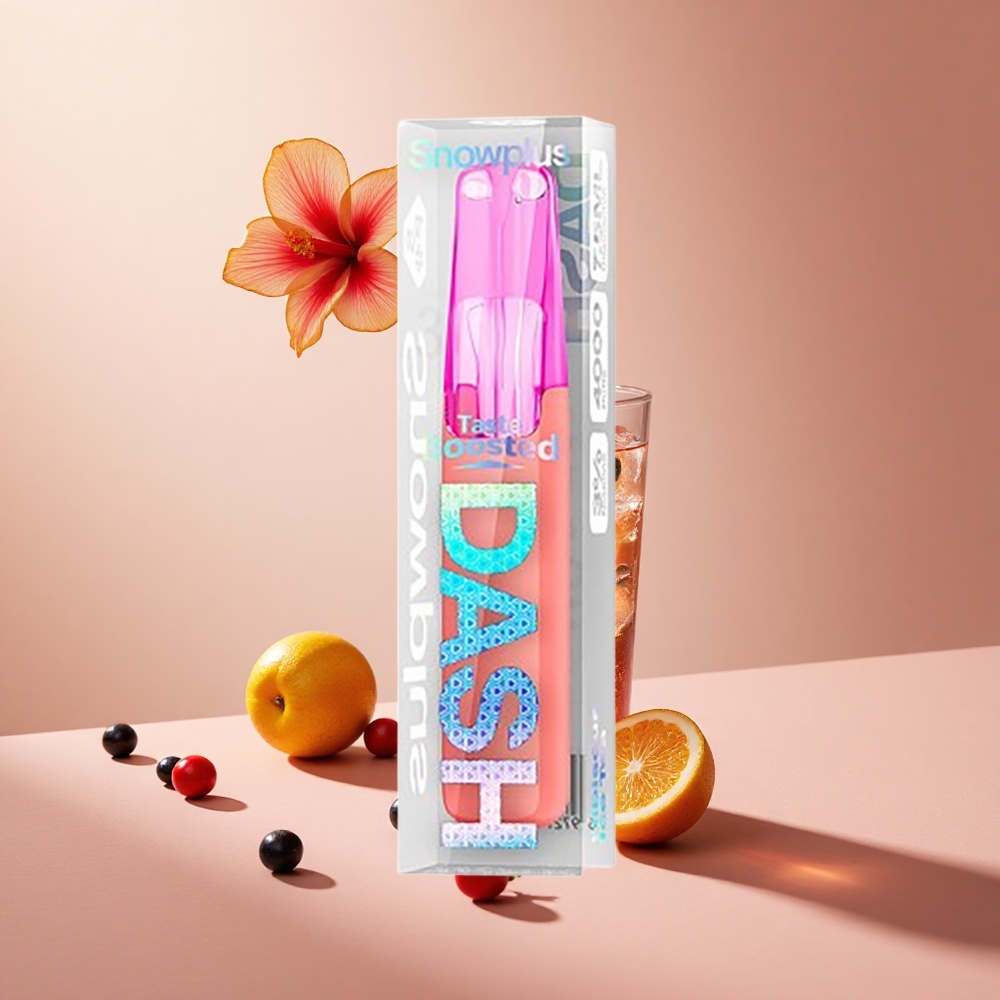 Hibiskus Buzlu Çay Snowplus Dash 4000 Puffs 7.5 ml Sıvı Hacmi 530 mAh Pil Kapasitesi