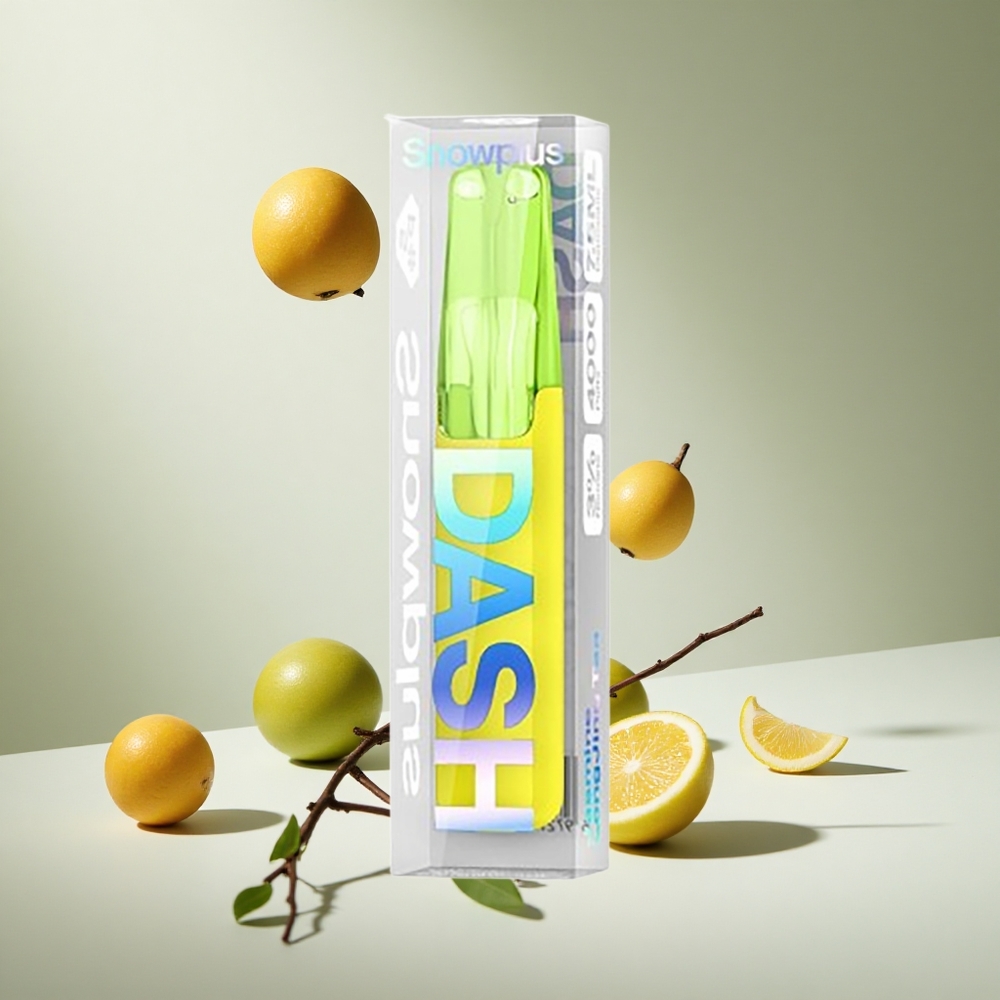 Jasmin LongJing Çayı Snowplus Dash 4000 Puff Seramik Atomizer, 7.5 ml E-sıvı Hacmi