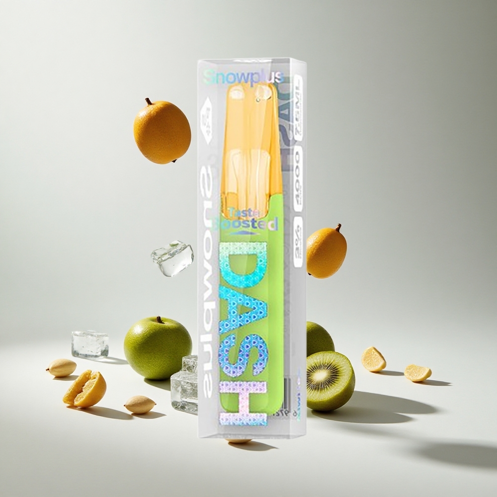 Kivi Buzu Snowplus Dash 4000 Puf 7.5 ml Sıvı Hacmi ve 530 mAh Pil Kapasitesi Disposable Device