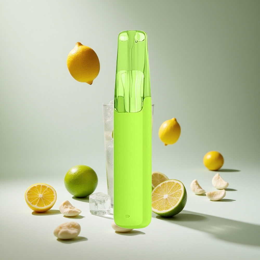 Limon Yeşil Buz Snowplus Dash 4000 Puff Kullan-at Cihazı 7.5 ml E-sıvı 530 mAh Pil