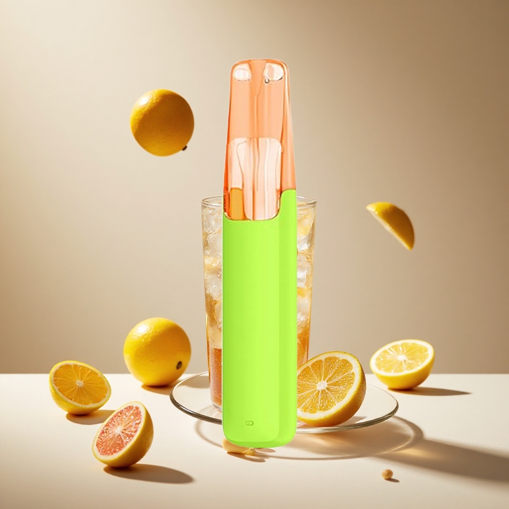 Parlayan Buzlu Limon Çayı Snowplus Dash 4000 Puffs Seramik Atomizer ve 530 mAh