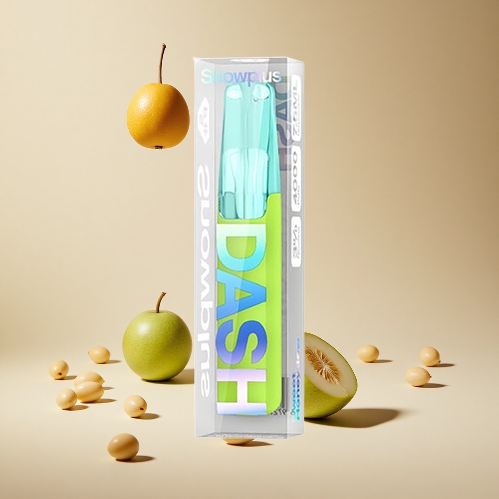 Tatlı Kavunlu Snowplus Dash 4000 Puffs 530 mAh Pil Kapasitesi ve 7.5 ml E-sıvı Hacmi