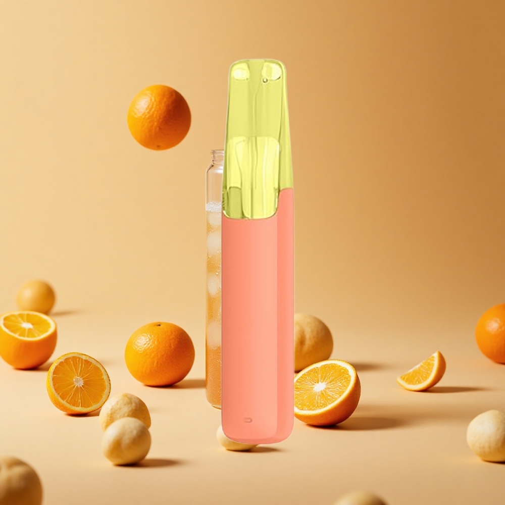 Turuncu Soda Snowplus Dash 4000 Puff Atomizer: Seramik Nikotin İçeriği: %3, %5