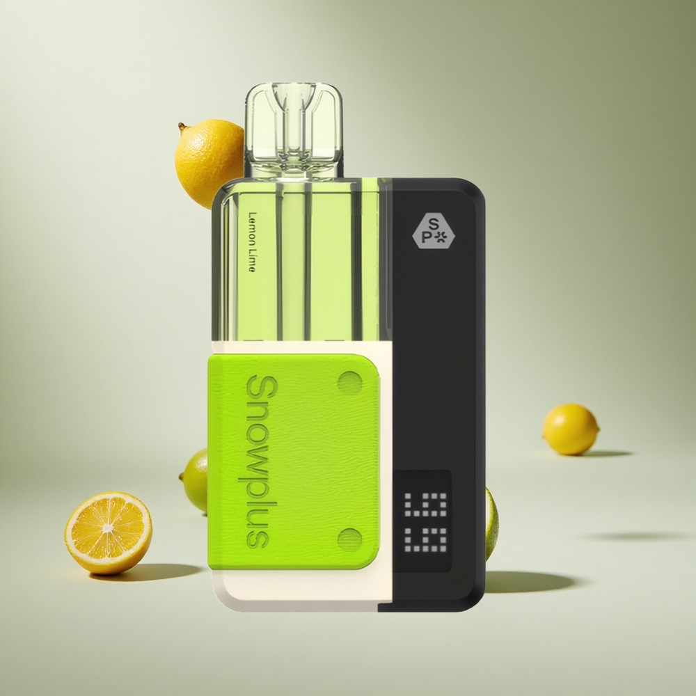 Limon Yeşili Snowplus Swift 15000 Puffs Pod Kit - 15000 puf, 43 x 81 x 25 (mm), 65 g, Dual Mesh Atomizer