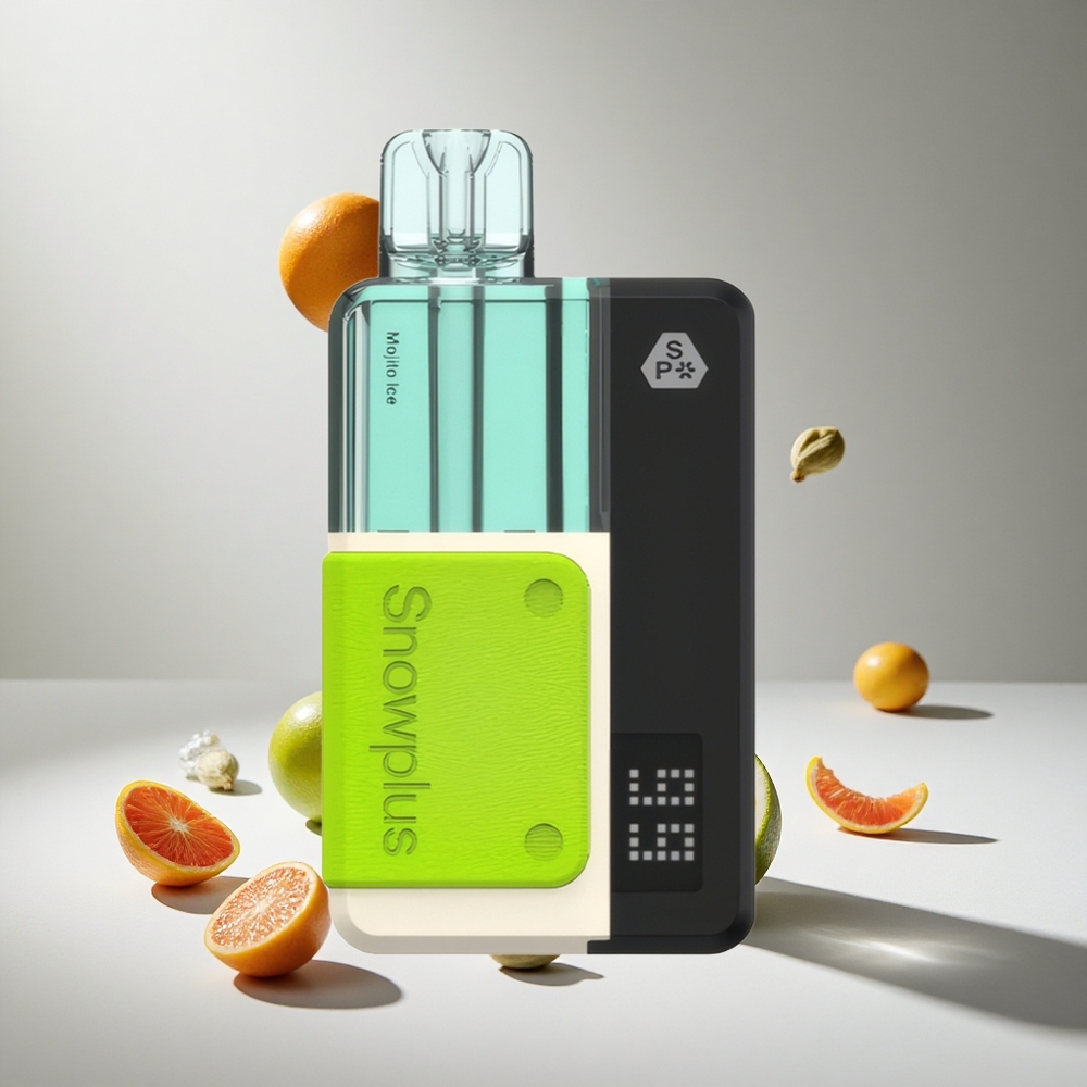 Mojito Buz Snowplus Swift Pod Kit 15000 Puff Yeniden Kullanılabilir Pil, Değiştirilebilir 2 10 ml Yeniden Doldurma Seti
