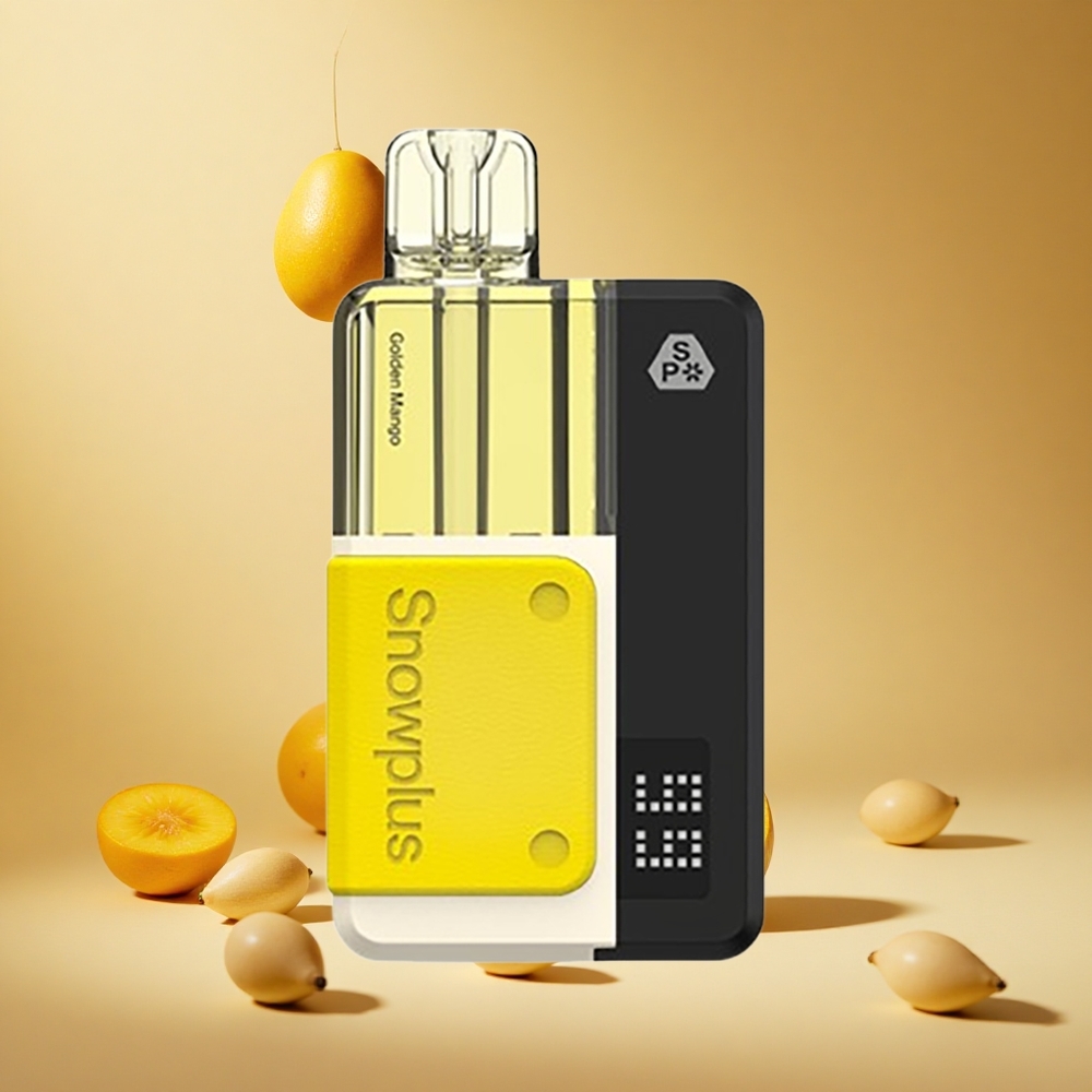 Altın Mango Snowplus Swift 5000 Puffs Prefilled Pod Kit 1000 mAh Pil Kapasitesi ve 2 10 ml E-sıvı Hacmi
