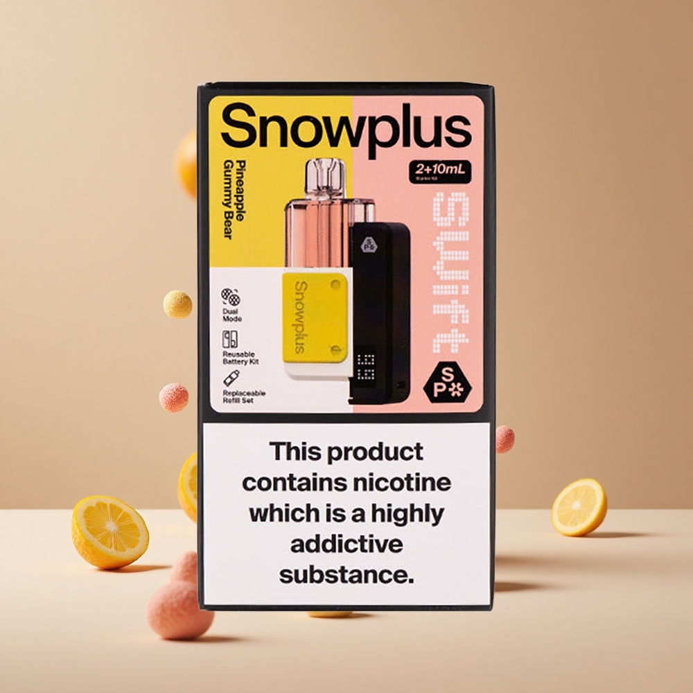 Ananaslı Sakızlı Ayı Snowplus Swift 5000 Puffs 43 x 81 x 25 mm 65 g