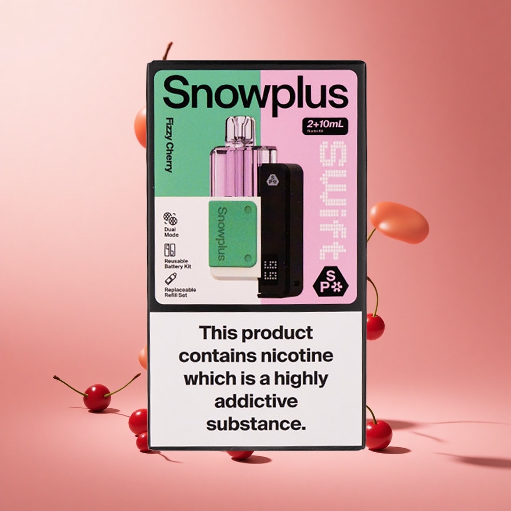 Gazlı Kiraz Snowplus Swift 5000 Puffs Önceden Doldurulmuş Pod Kit Boyutlar (mm):43 x 81 x 25, Nikotin İçeriği:%2
