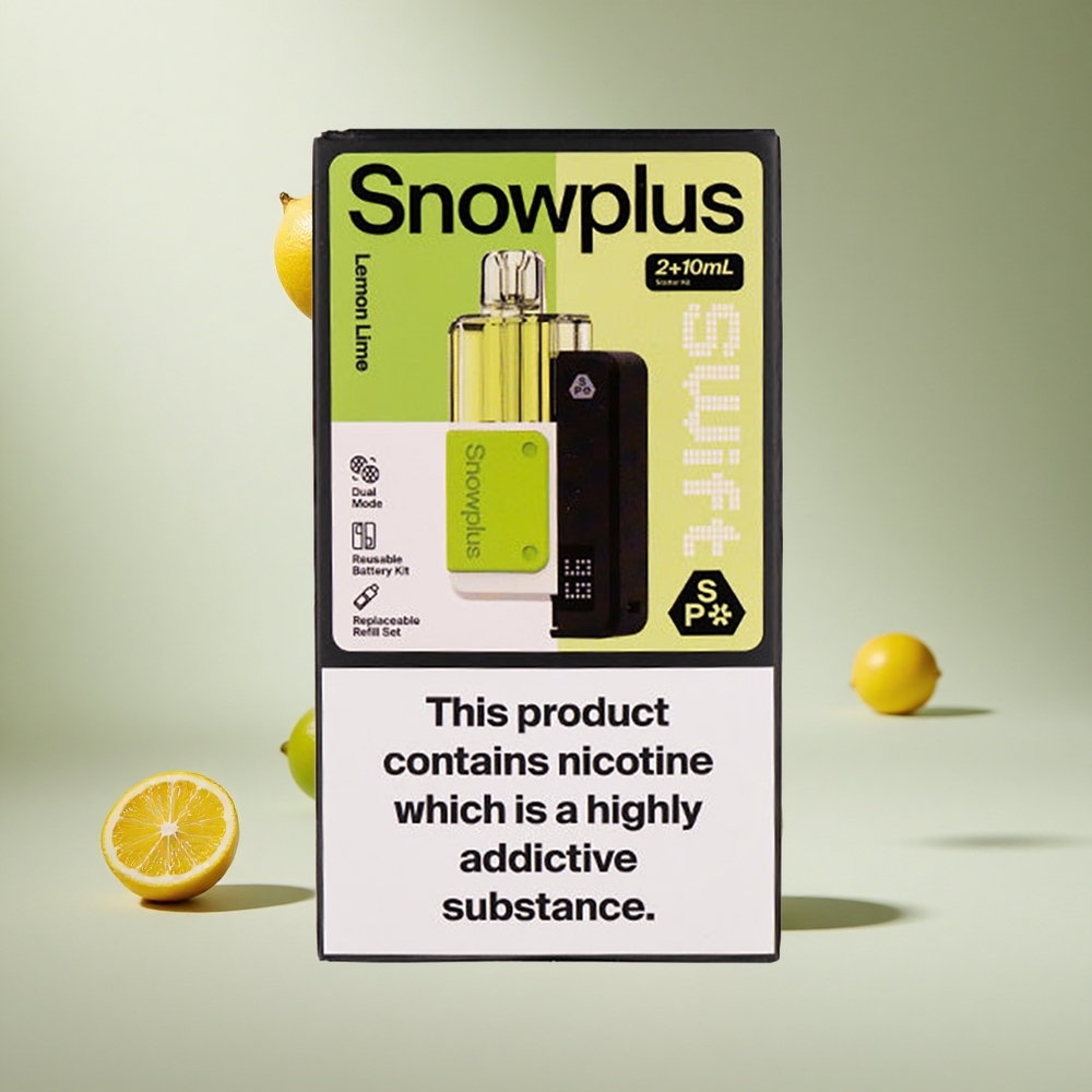 Limoni Yeşili Snowplus Swift 5000 Puff Önceden Doldurulmuş Pod Kit 1000 mAh Pil Kapasitesi 2 10 ml E-sıvı Hacmi