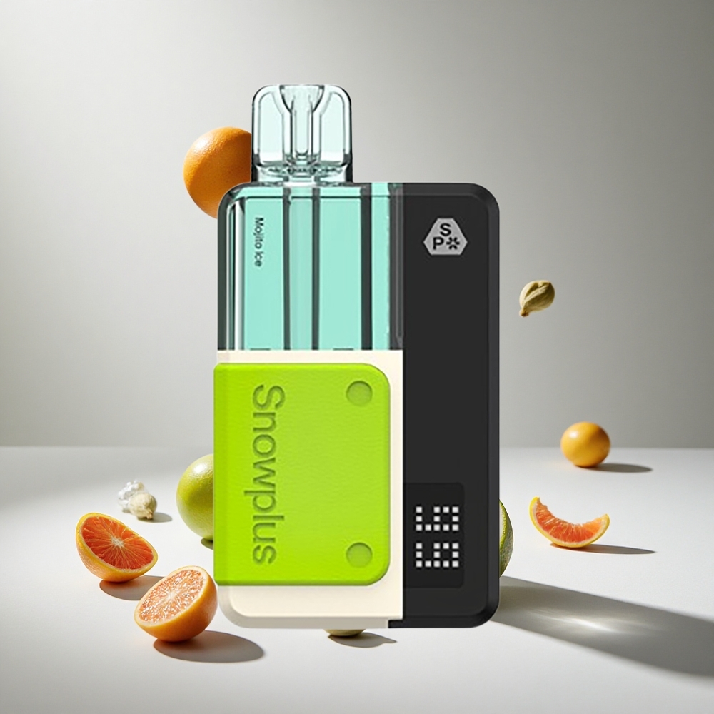 Mojito Buz Snowplus Swift 5000 Puffs Önceden Doldurulmuş Pod Kit 1000 mAh Pil Kapasitesi 2 10 ml E-sıvı Hacmi