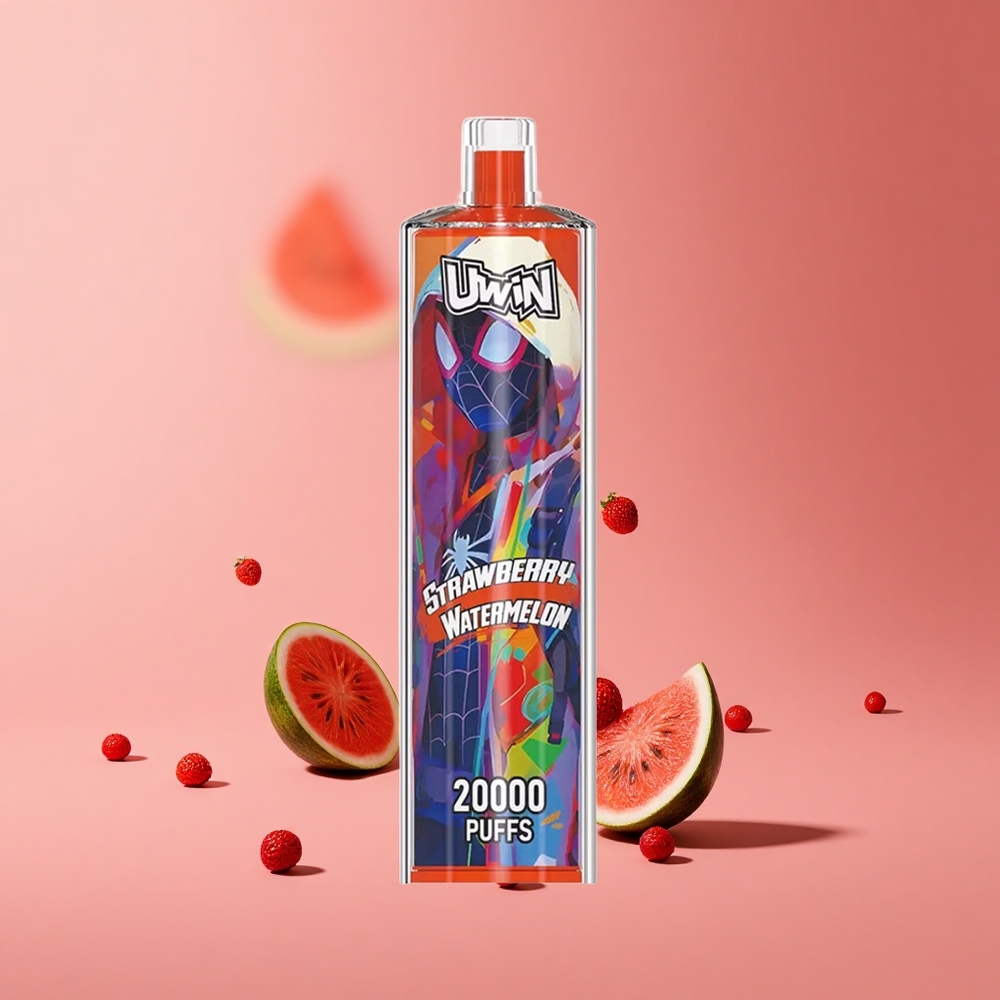 Çilek Karpuz Uwin Shisha Hookah Crystal 20000 Puff 22ml Kapasite Tip-C Şarj