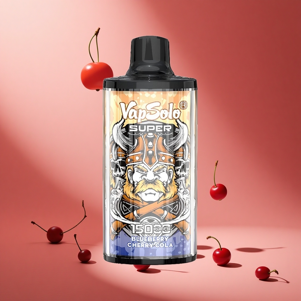 Kiraz Kola Vapsolo Super 15000 Puff 40ml E-Likit 850mah Mesh Bobin Tip-C Şarj Portlu Tek Kullanımlık Vape