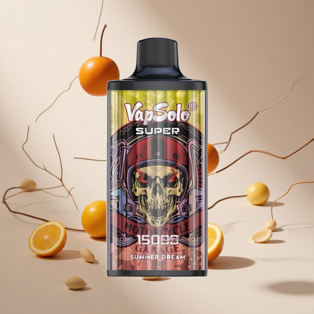 Yaz Rüyası Vapsolo Super 15000 Puffs 40ml 850mah Mesh Coil Tip-C Şarj Portu Tek Kullanımlık Vape