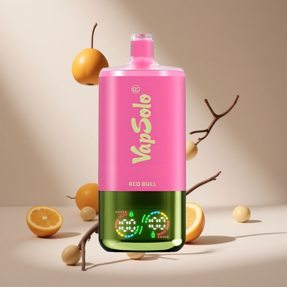 Kırmızı Boğa VapSolo Triple 30000 Puff 40ml E-Likit 20 mg/ml,50 mg/ml Nikotin 3 Yağ Tankı Type-C Şarj Portu