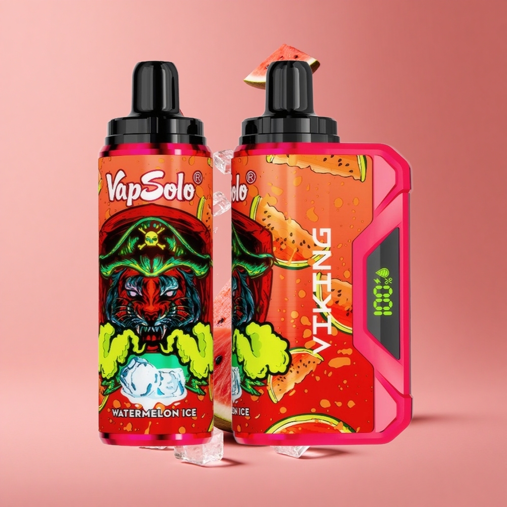 Karpuz Buzu VapSolo VIKING 12000 Puffs 22ml E-Sıvı Tip-C Şarj
