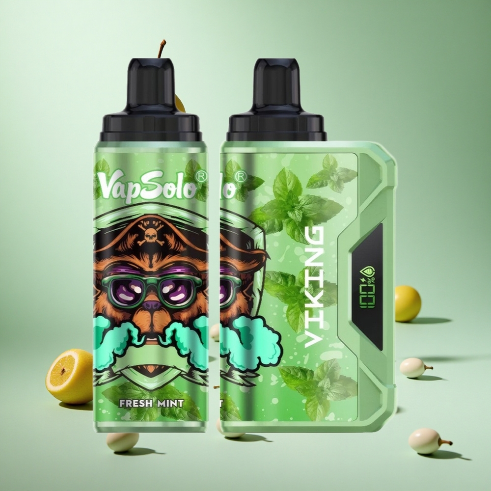 Taze Nane VapSolo VIKING 12000 Puffs 22ml & Type-C Şarj Portlu Tek Kullanımlık Vape
