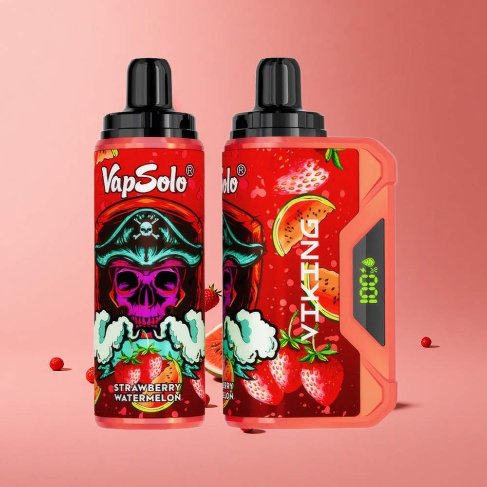 Çilek Karpuz VapSolo VIKING 12000 Puff Tek Kullanımlık Vape 22ml 50 mg/ml