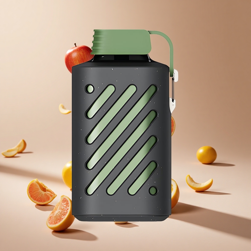 Ekşi Elma Buzu VOZOL GEAR 10000 Kullan-at Vape 10000 Puf 20 ml E-sıvı Kapasitesi