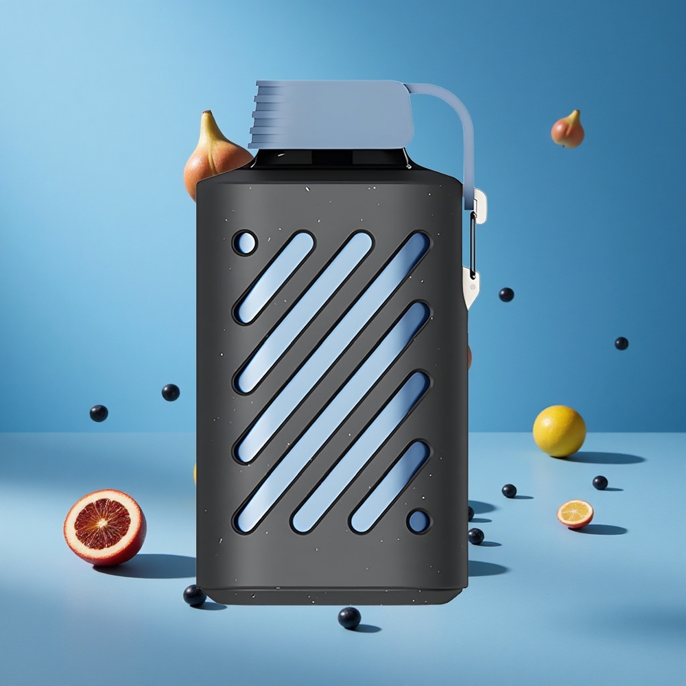 Mavi Ahududu Limon VOZOL GEAR 10000 Kullan-At Vape 10000 Puf 20 ml E-sıvı Kapasitesi