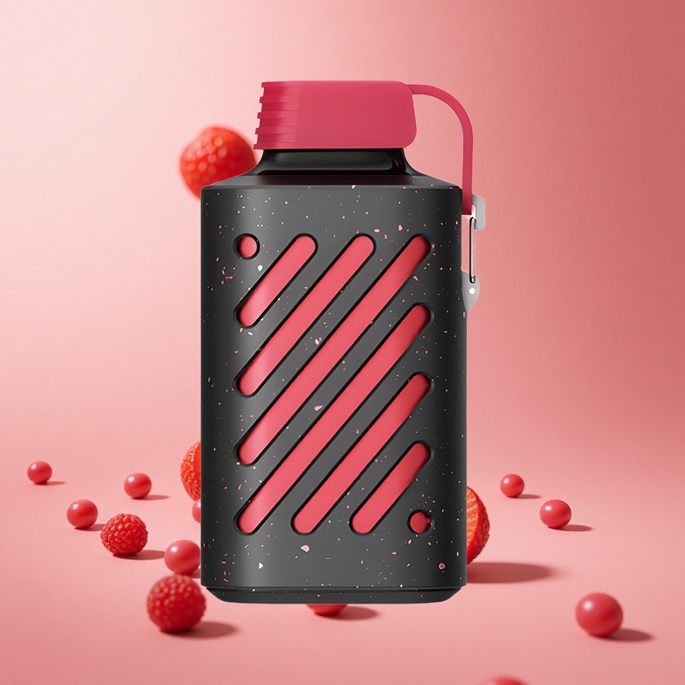 Çilek Ahududu VOZOL GEAR 10000 Kullan-At Vape 10000 Puf 20 ml E-sıvı Kapasitesi