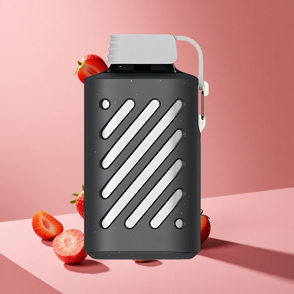 Çilekli Smoothie VOZOL GEAR 10000 Kullan-At Vape 10000 Nefes 20 ml E-sıvı Kapasitesi