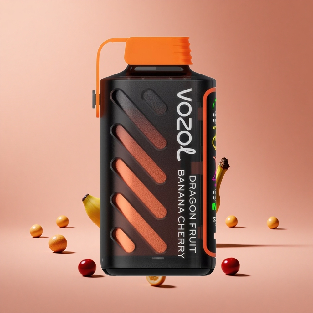 Ejderha Meyvesi Muz Kiraz VOZOL Gear Power 20000 Puffs Tek Kullanımlık Vape Tam Ekran Ekran 20mL Ön Doldurmalı