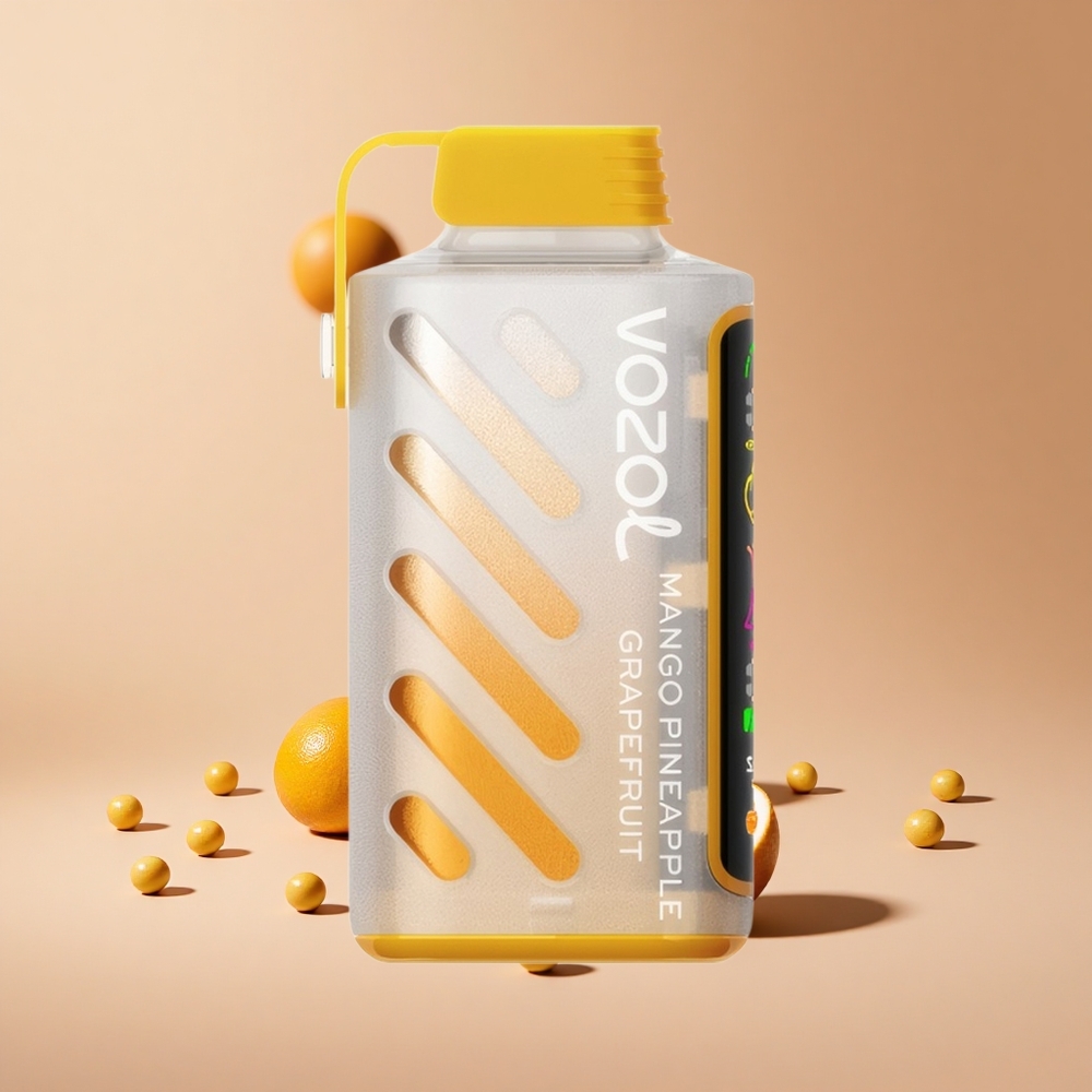Mango Ananas Greyfurt VOZOL Gear Power 20000 Puff Tam Ekran Görüntüleme 20mL Ön Doldurmalı E-Sıvı Kapasitesi