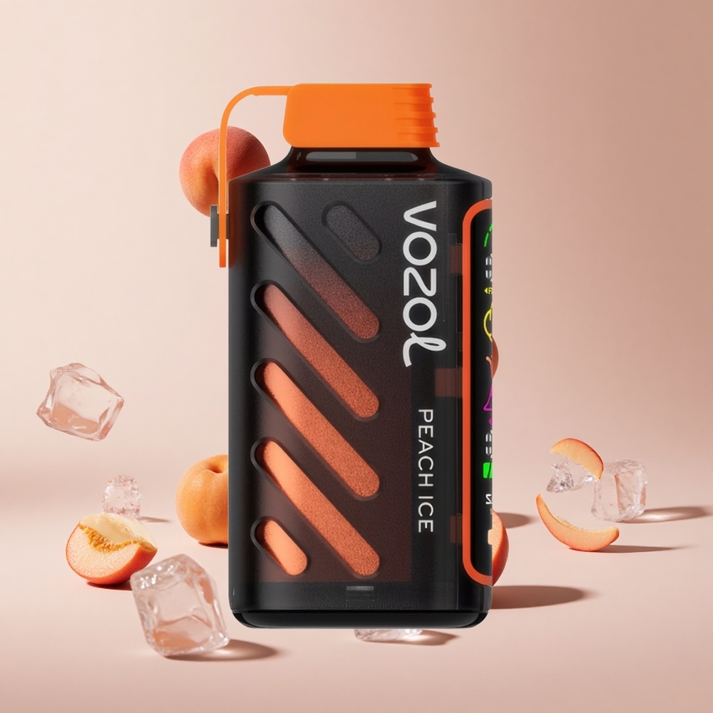 Şeftali Buz VOZOL Gear Power 20000 Puff Tam Ekran Ekran 20mL Ön Doldurmalı