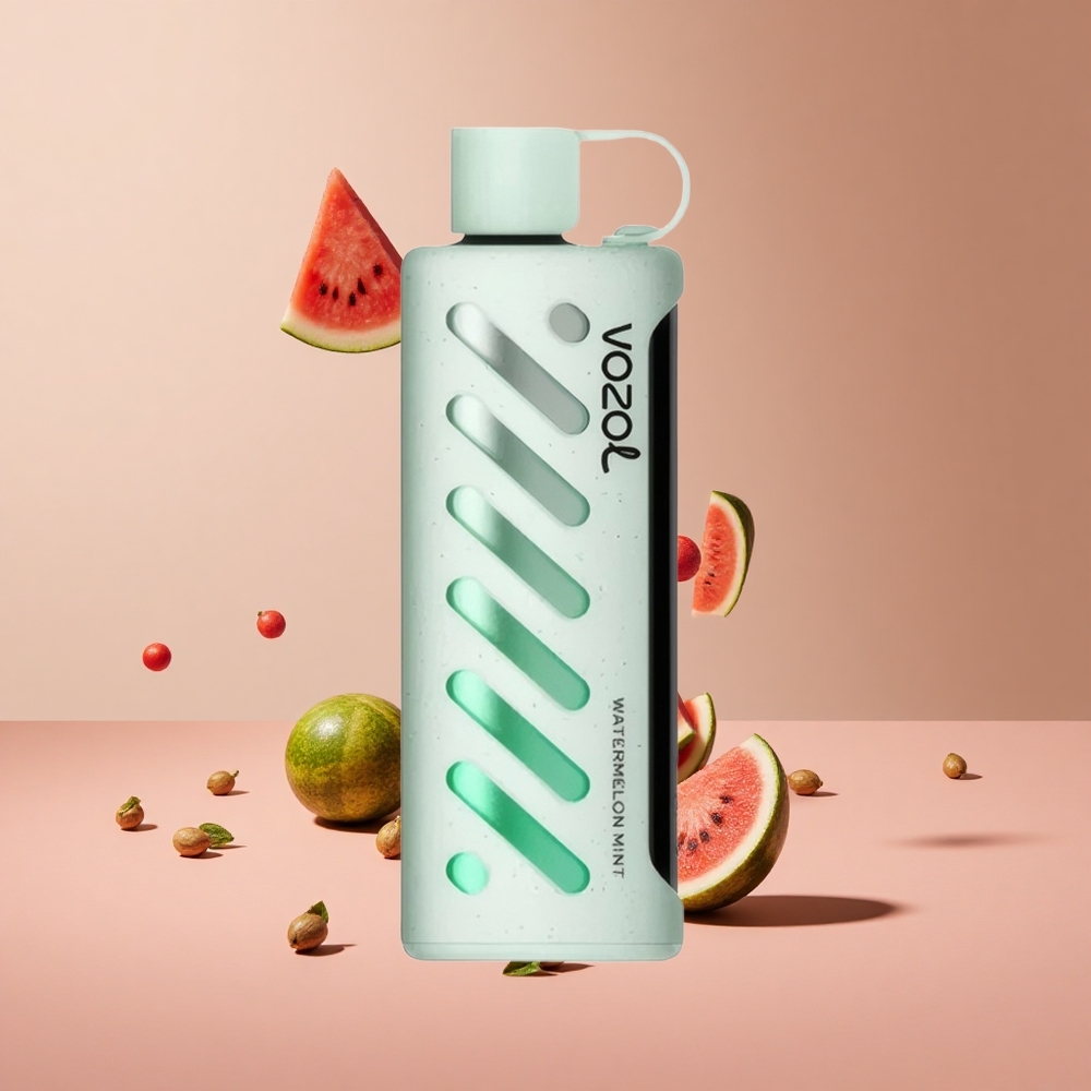 Karpuz Nane VOZOL Gear Shisha 25000 Puffs 30 Lezzetli Aroma Akıllı Çip: S.i.L.C Teknolojisi