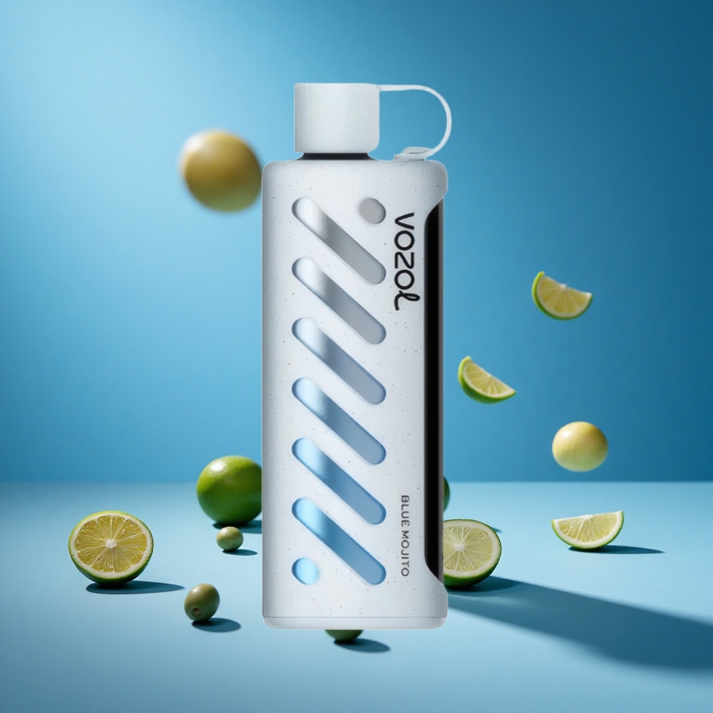 Mavi Mojito VOZOL Gear Shisha 25000 Puff 30 Lezzetli Aroma Çift Mesh İkili Mod