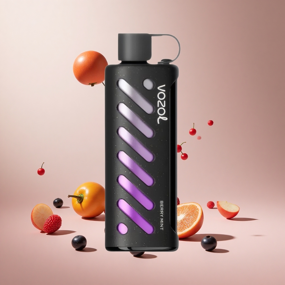 Meyve Naneli VOZOL Gear Shisha 25000 Puff Akıllı Çip: S.i.L.C Teknolojisi ve Çift Mesh Çift Modlu
