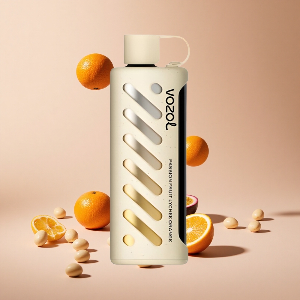 Passion Fruit Lychee Portakal VOZOL Gear Shisha 25000 Puffs 30 Lezzetli Tatlar Akıllı Çip: S.i.L.C Teknolojisi
