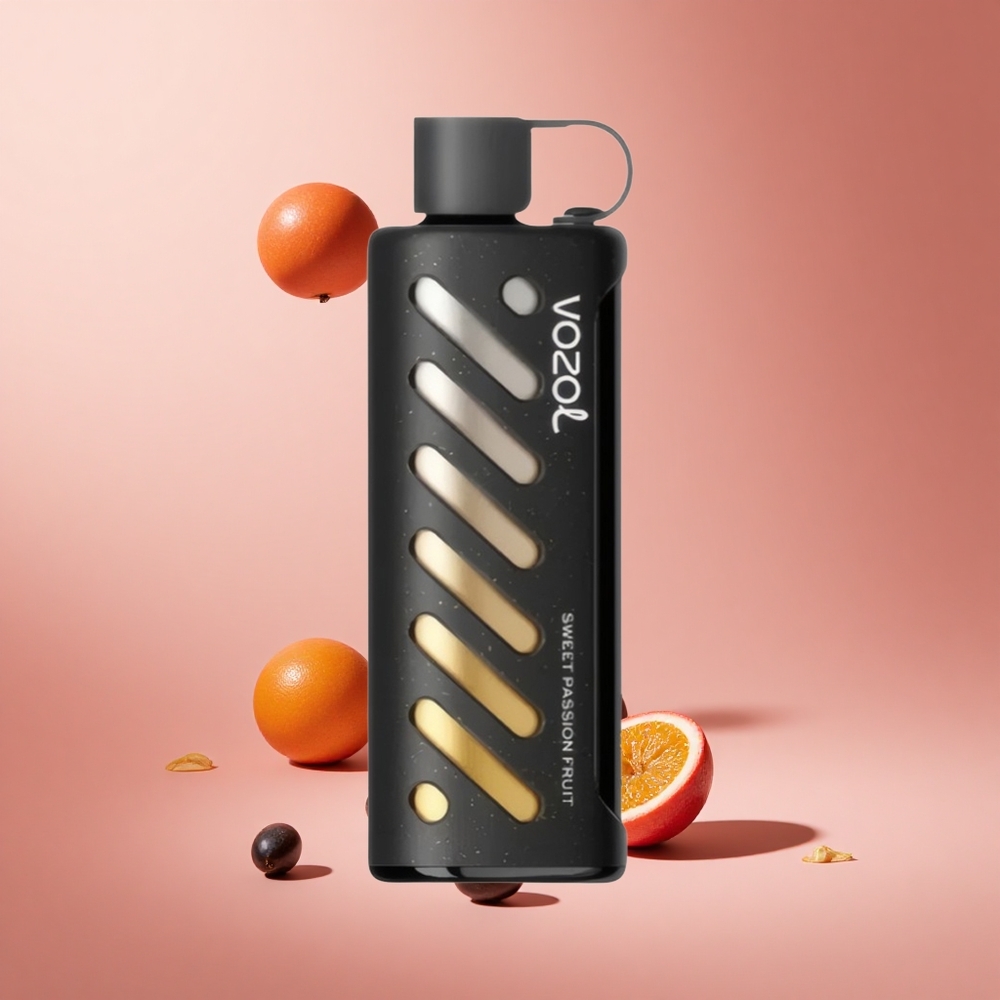 Tatlı Tutku Meyvesi VOZOL Gear Shisha 25000 Puffs 30 Lezzetli Aroma ve Çift Mesh Çift Modlu