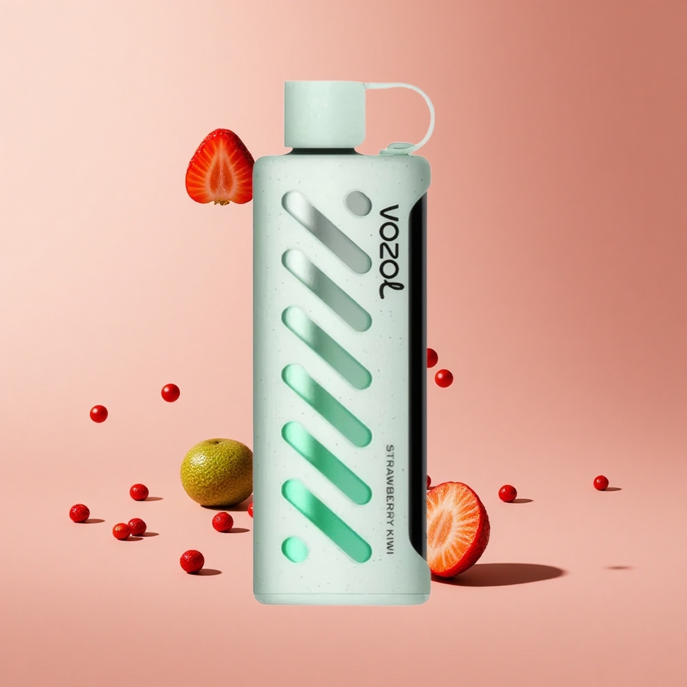 Çilek ve Kivi VOZOL Gear Shisha 25000 Puff 30 Lezzetli Aroma Akıllı Chip: S.i.L.C Teknolojisi