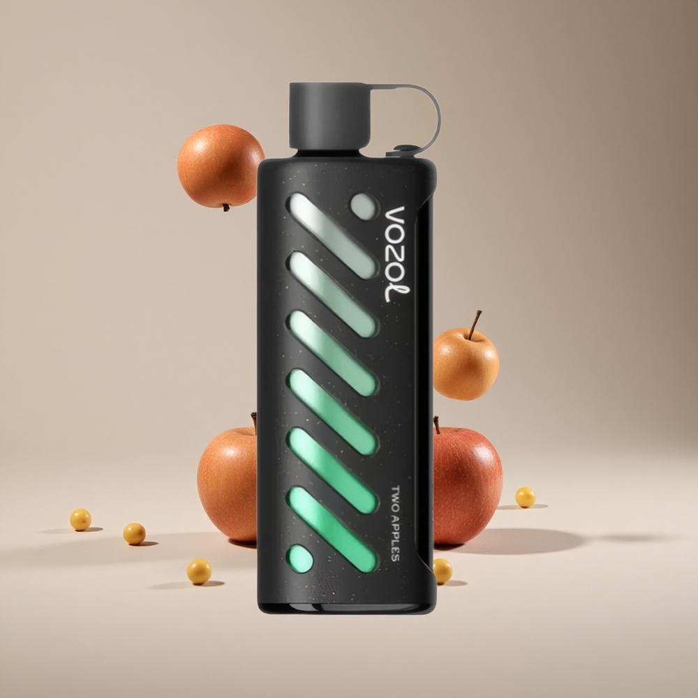 İki Elmalı VOZOL Gear Shisha 25000 Puff Tek Kullanımlık Vape 30 Lezzetli Aroma & Çift Örgü Çift Mod