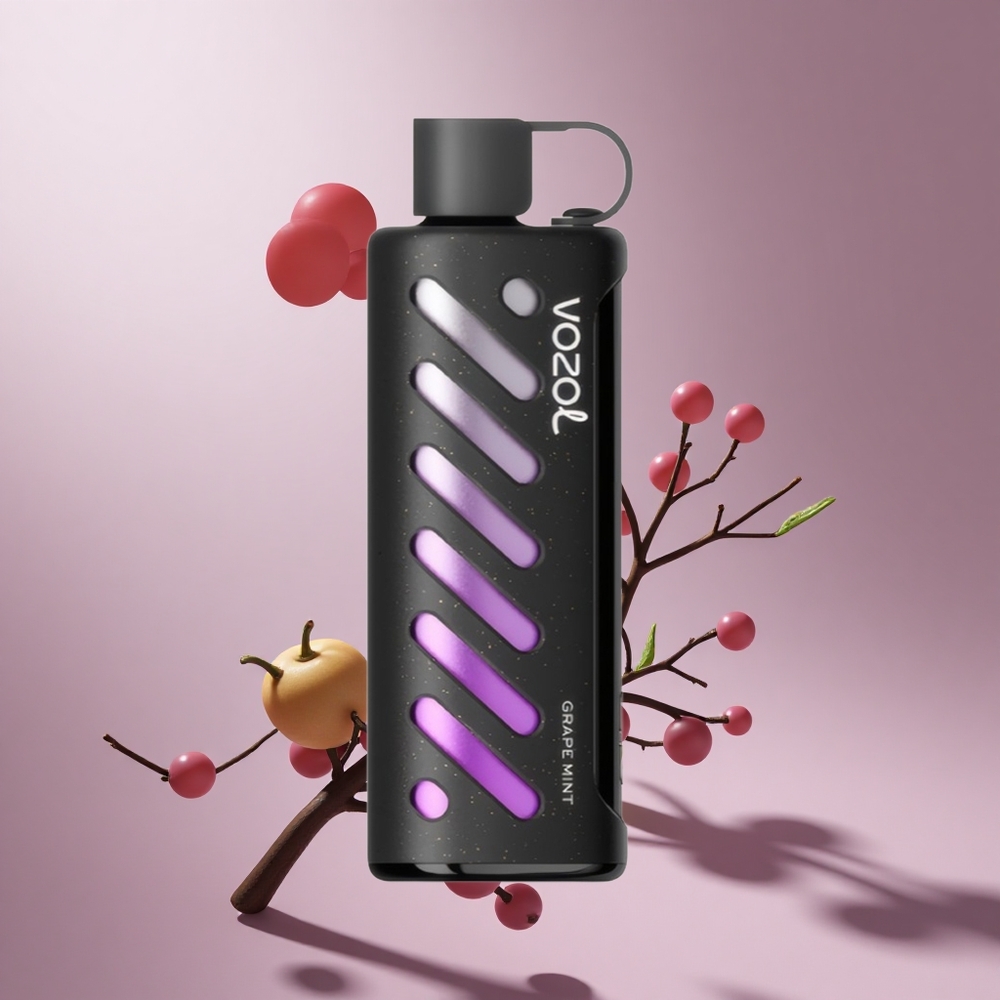 Üzüm Nanesi VOZOL Gear Shisha 25000 Puff 30 Lezzetli Tatlar ve Çift Örgülü Çift Modlar