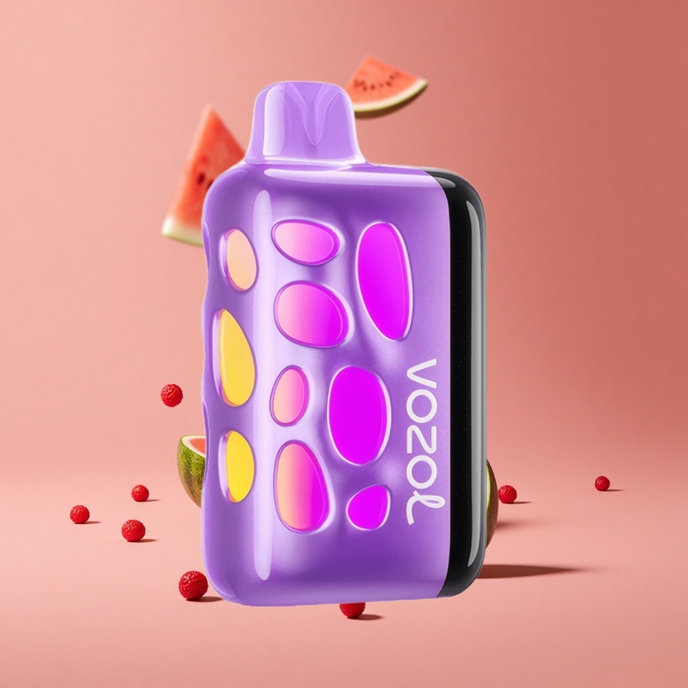 Karpuz Ahududu Şekeri VOZOL RAVE 40000 Kullan-at Vape 20/50mg/ml Nikotin 1000mAh Pil Kapasitesi