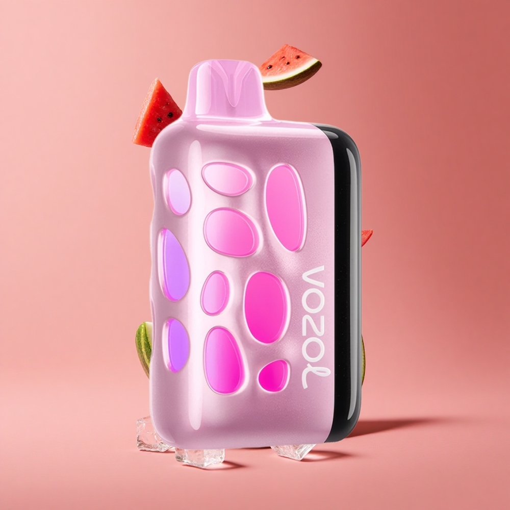 Karpuz Buz VOZOL RAVE 40000 Kullan-At Vape 1000mAh Pil Kapasitesi 20/50mg/ml Nikotin