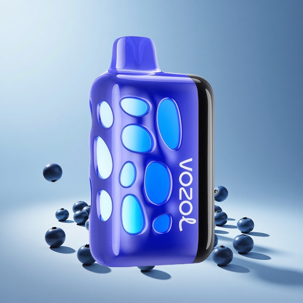 Mavi Böğürtlen Buz VOZOL RAVE 40000 Kullan At Vape 20/50mg/ml Nikotin 1000mAh Pil Kapasitesi
