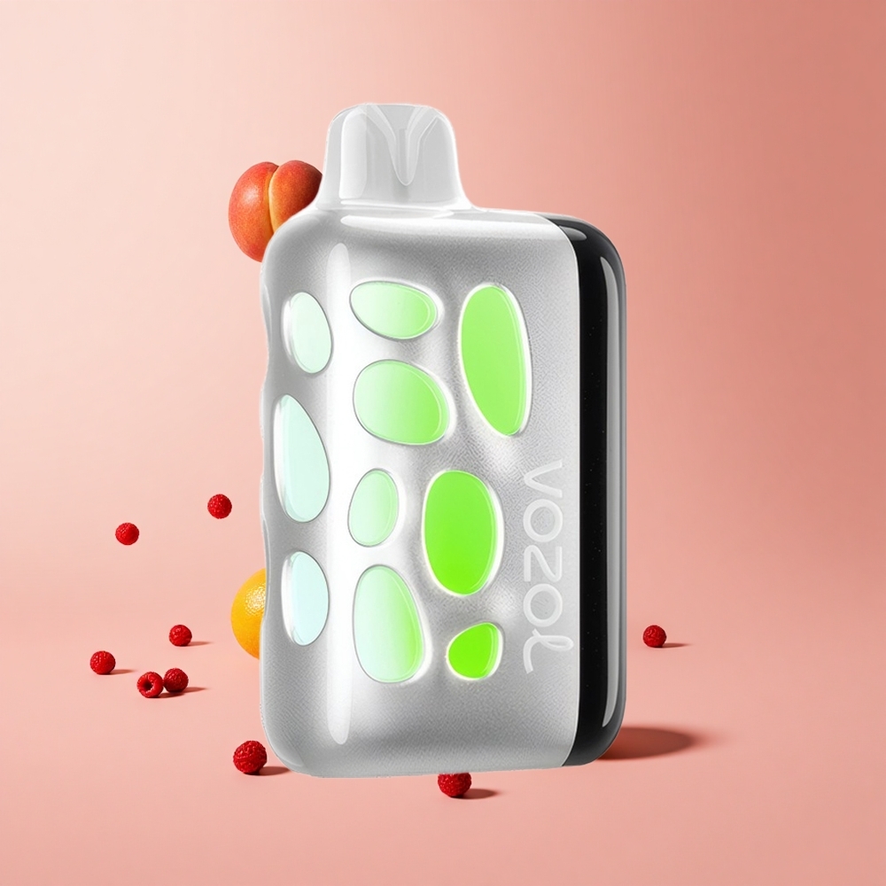 Şeftali Ahududu Limonata VOZOL RAVE 40000 Kullan-At Vape 20/50mg/ml Nikotin 1000mAh Pil Kapasitesi
