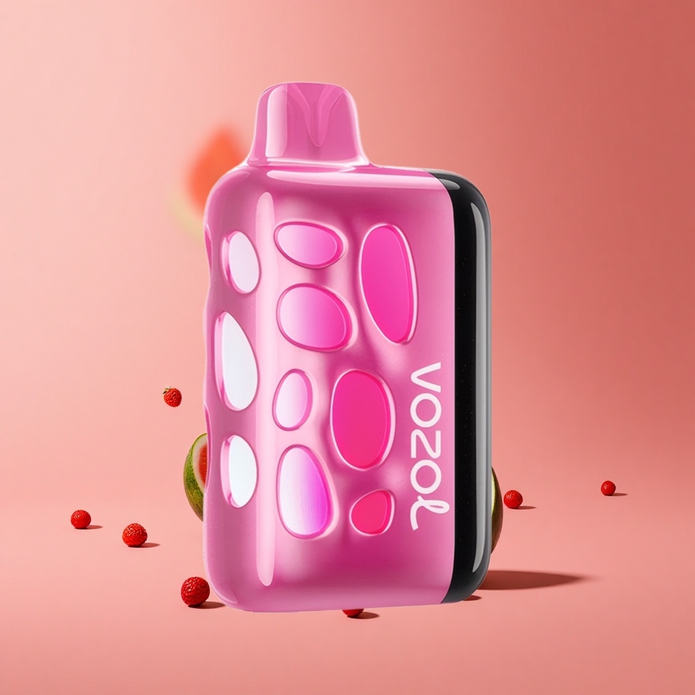 Çilek Karpuz VOZOL RAVE 40000 Kullan-At Vape 1000mAh Pil Kapasitesi 20/50mg/ml Nikotin