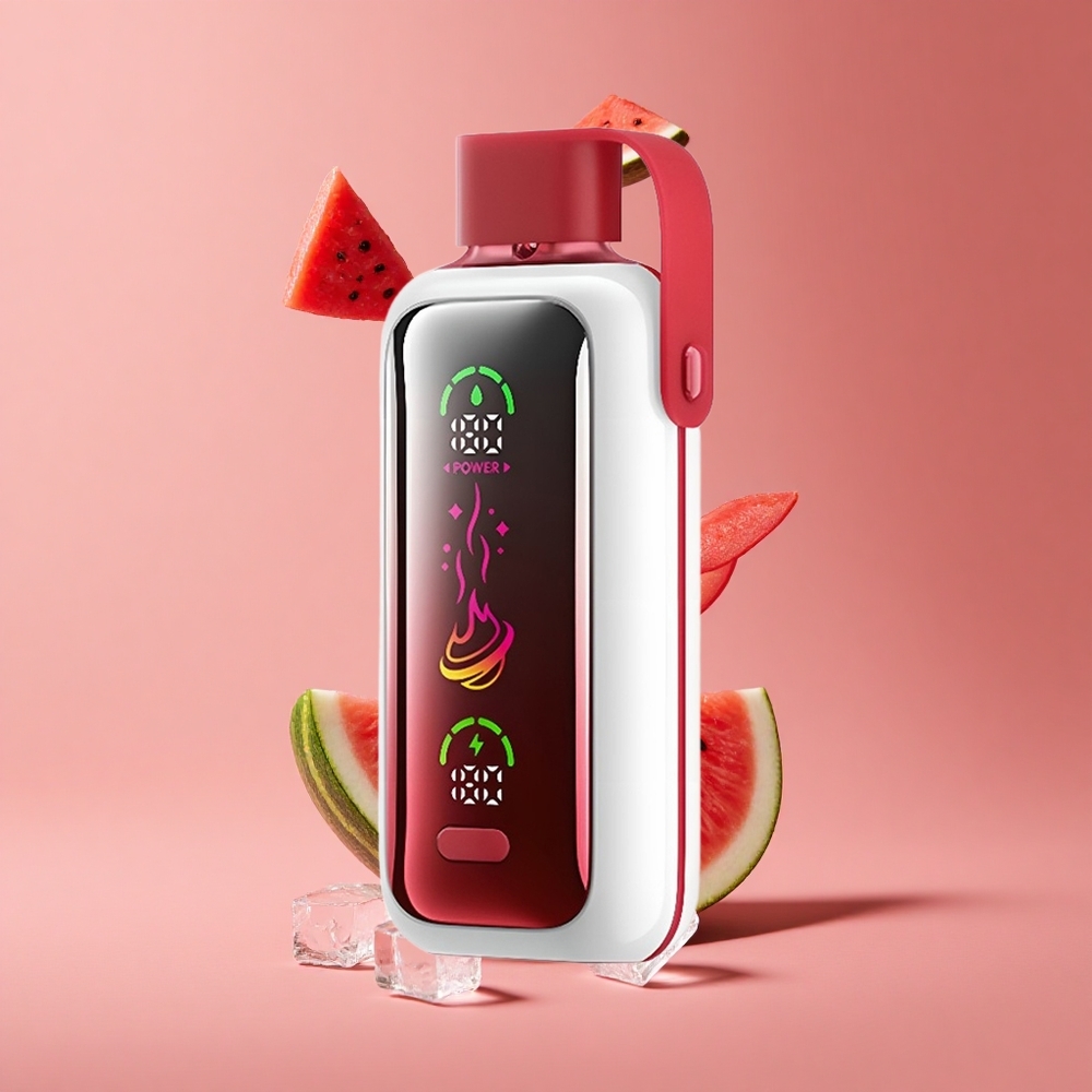 Karpuz Buzu VOZOL Star 20000 Puffs Tek Kullanımlık Vape 2.2" HD Ayna Ekran Çift Mesh