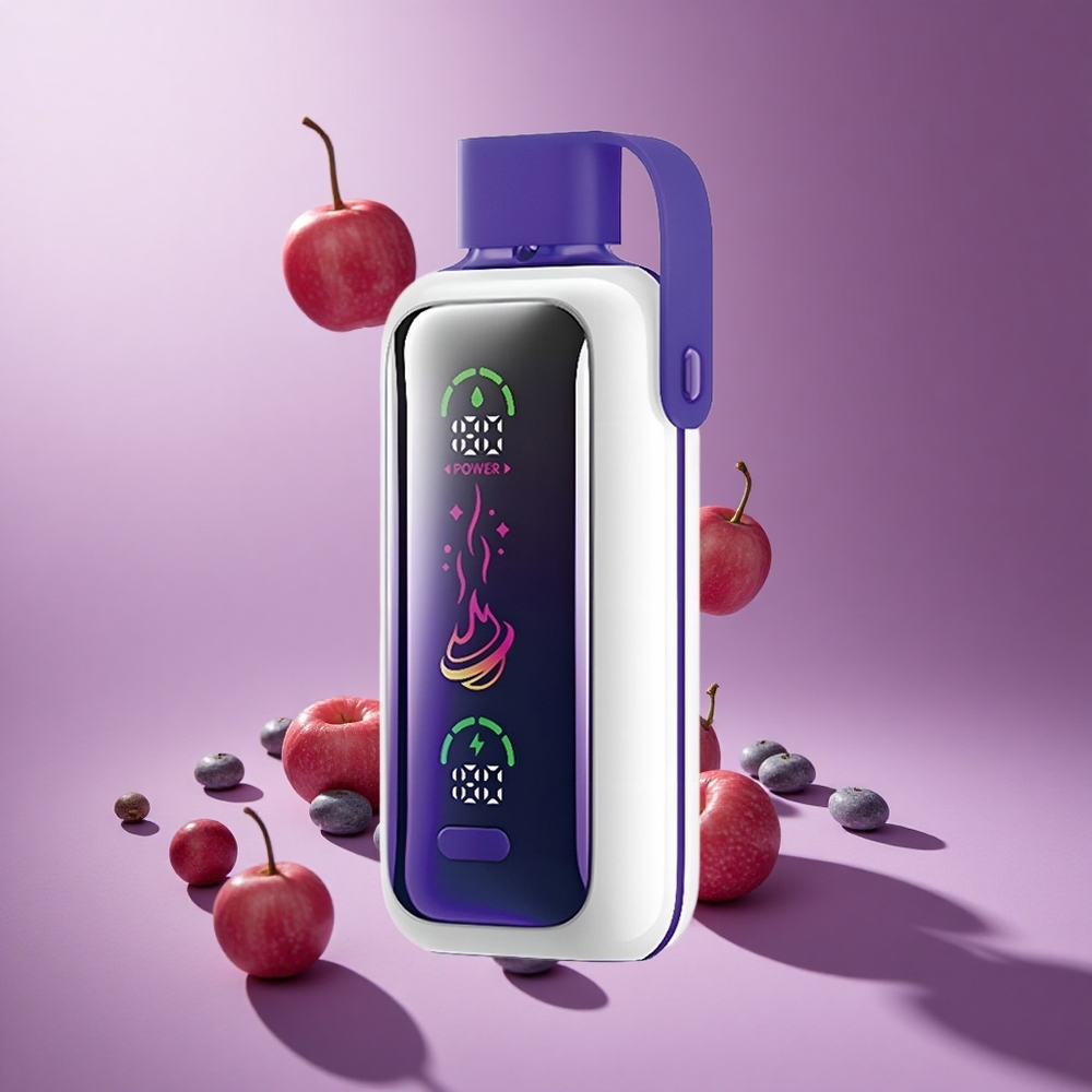 Üzüm Buz VOZOL Star 20000 Puffs Kullan-At Vape 2.2" HD Ayna Ekran Çift Mesh