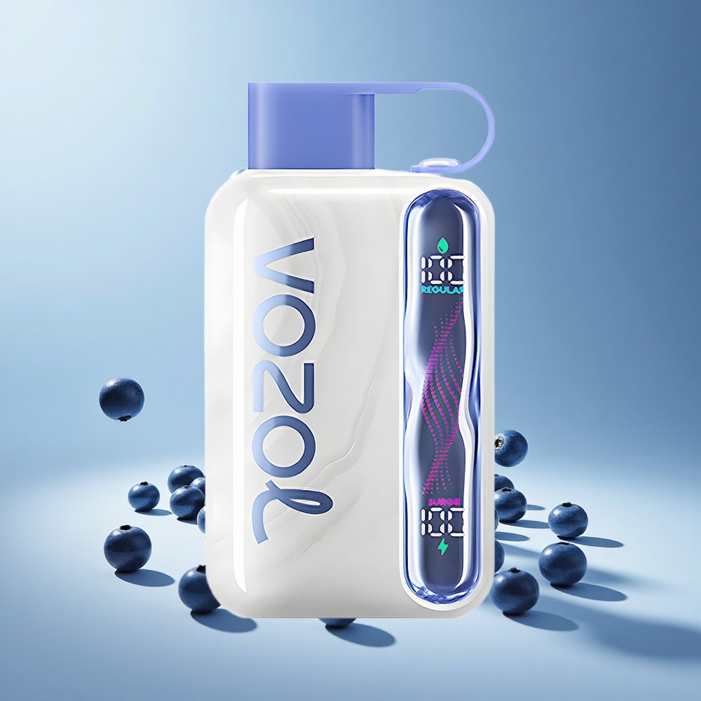 Mavi Böğürtlen Buz VOZOL STAR 40000 Puff Tek Kullanımlık Vape 1000mAh Pil Kapasitesi Type-C Şarj Portu