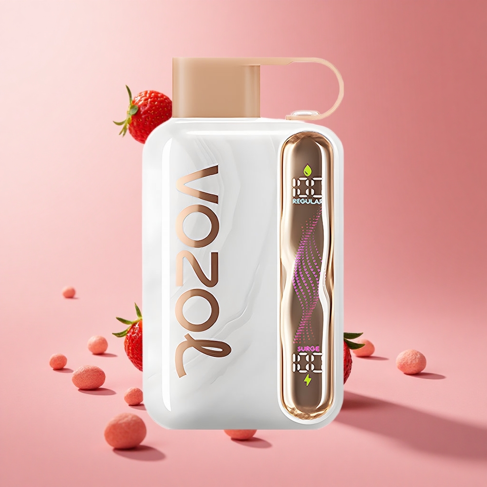 Çilek Buz VOZOL STAR 40000 Puff Kullan-At Vape Tip-C Şarj 1000mAh Pil 20/50mg/ml Nikotin