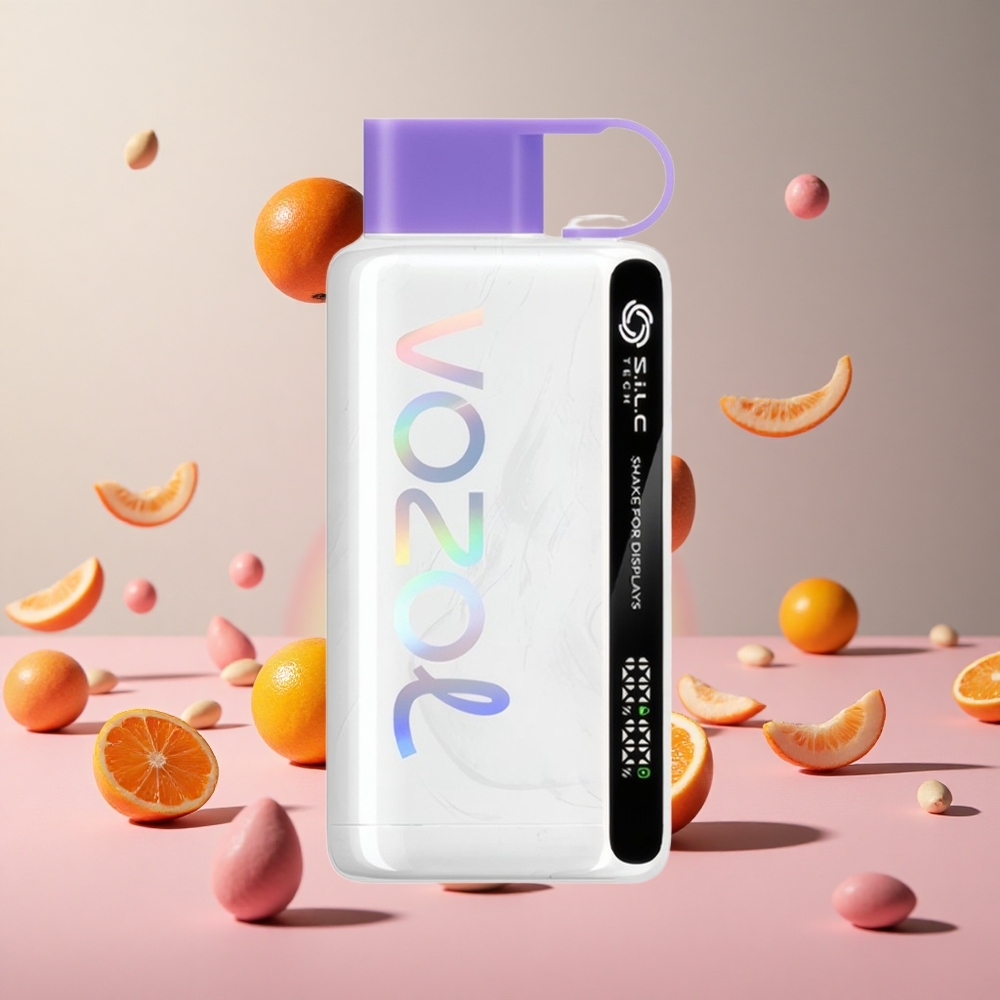 Gökkuşağı Şeker VOZOL STAR 9000/12000 Puff Tek Kullanımlık Vape Sallama Görüntülü 650mAh Pil Kapasitesi