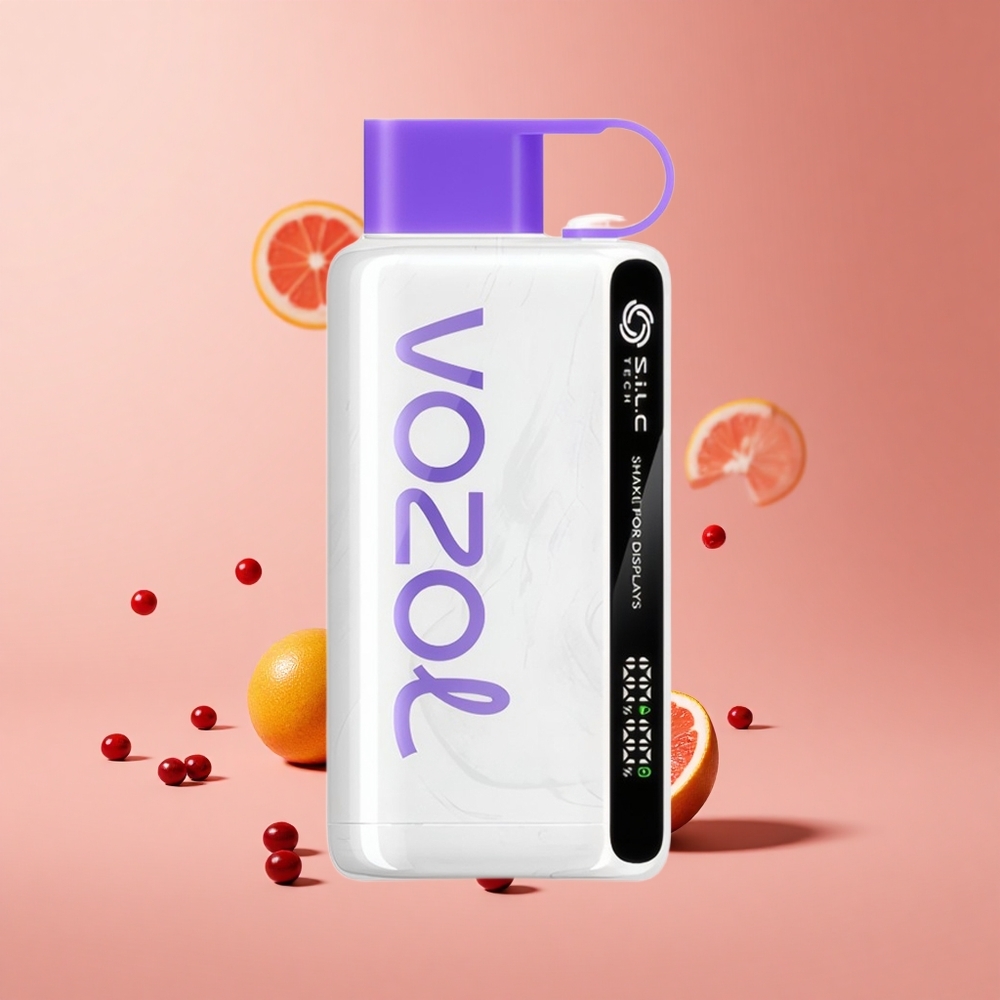 Kızılcık Mango Greyfurt VOZOL STAR 9000/12000 Kullan-at Vape 650mAh Pil Kapasitesi 9000/1200 Puf